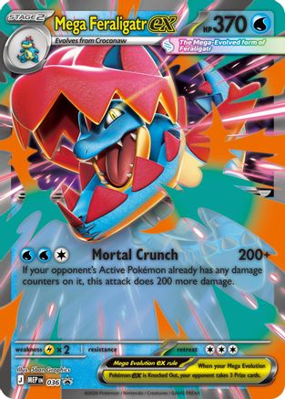 Mega Feraligatr ex 36 - Jumbo Cards Holofoil