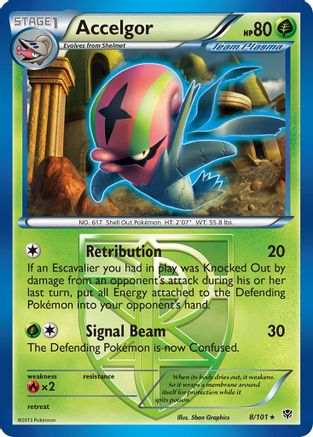 Accelgor (Team Plasma) 8/101 - Plasma Blast