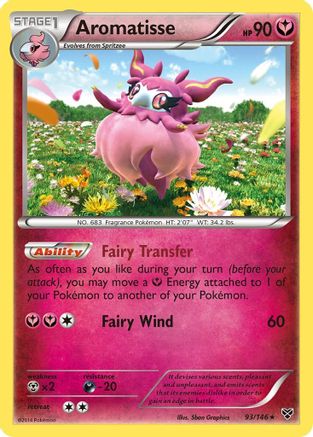 Aromatisse 93/146 - XY Base Set Reverse Holofoil