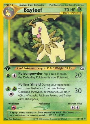 Bayleef (28) 28/111 - Neo Genesis Unlimited