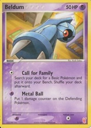 Beldum 1/12 - EX Trainer Kit 2 Plusle & Minun