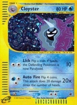 Cloyster (8) 8/165 - Expedition Holofoil