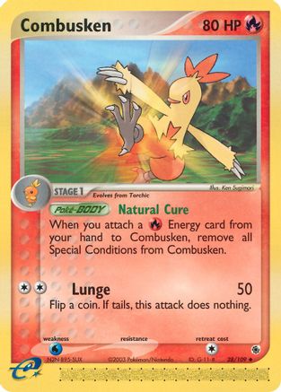 Combusken - 28/109 28/109 - Ruby and Sapphire