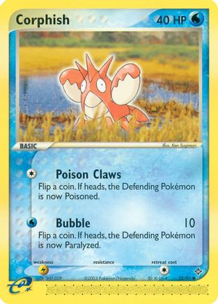 Corphish - 52/97 52/97 - Dragon Reverse Holofoil