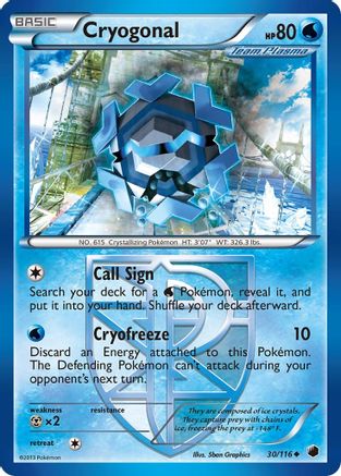 Cryogonal (Team Plasma) 30/116 - Plasma Freeze