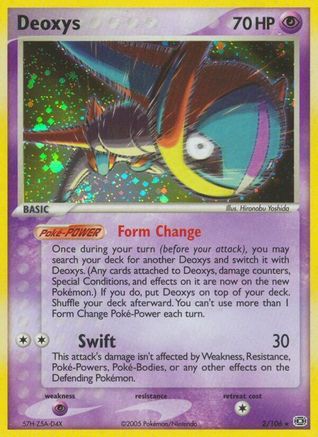 Deoxys (Speed Forme) 2/106 - Emerald Holofoil