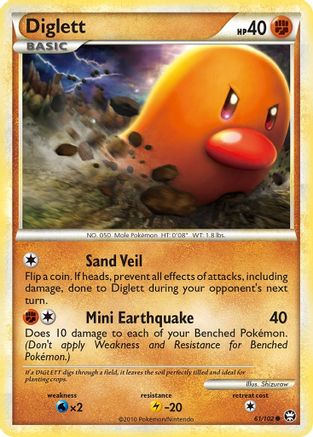 Diglett 61/102 - Triumphant