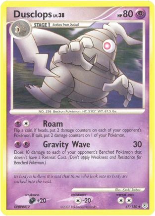 Dusclops 47/130 - Diamond and Pearl
