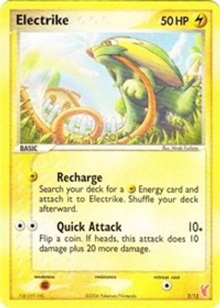 Electrike 2/12 - EX Trainer Kit 2 Plusle & Minun