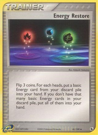 Energy Restore 81/109 - Ruby and Sapphire Reverse Holofoil