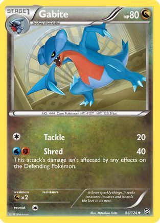 Gabite (88) 88/124 - Dragons Exalted Reverse Holofoil