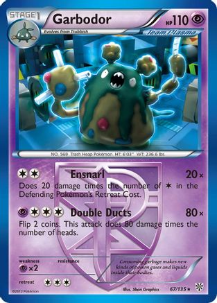 Garbodor (Team Plasma) (67) 67/135 - Plasma Storm
