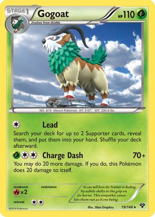 Gogoat 19/146 - XY Base Set Reverse Holofoil