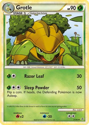 Grotle 31/95 - Unleashed Reverse Holofoil