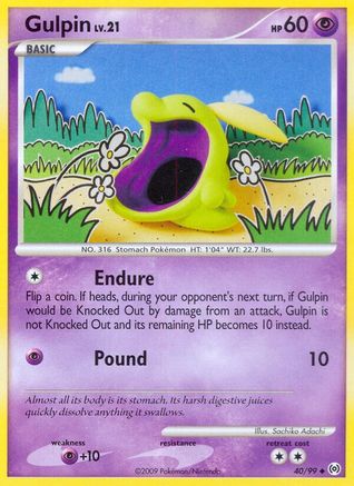 Gulpin (40) 40/99 - Arceus