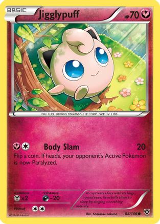 Jigglypuff (88) 88/146 - XY Base Set Reverse Holofoil