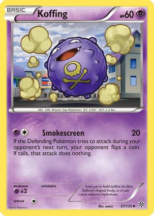 Koffing (57) 57/135 - Plasma Storm