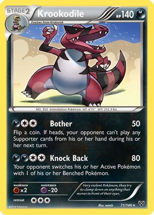Krookodile 71/146 - XY Base Set