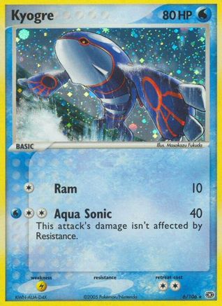 Kyogre - 006/106 6/106 - Emerald Holofoil