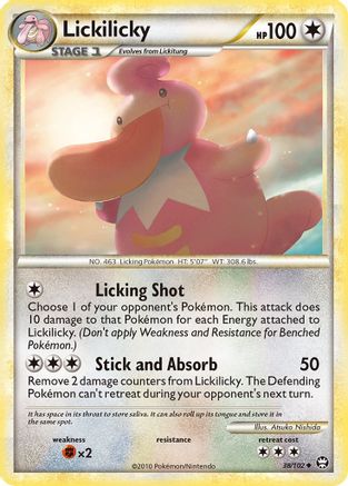 Lickilicky 38/102 - Triumphant Reverse Holofoil
