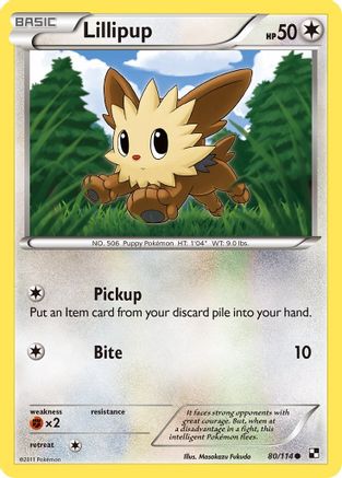 Lillipup (80) 80/114 - Black and White