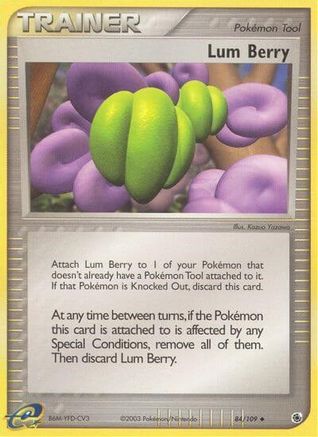 Lum Berry 84/109 - Ruby and Sapphire Reverse Holofoil