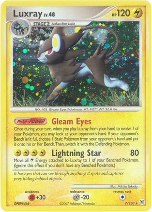 Luxray 7/130 - Diamond and Pearl Holofoil