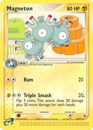 Magneton - 35/97 35/97 - Dragon Reverse Holofoil