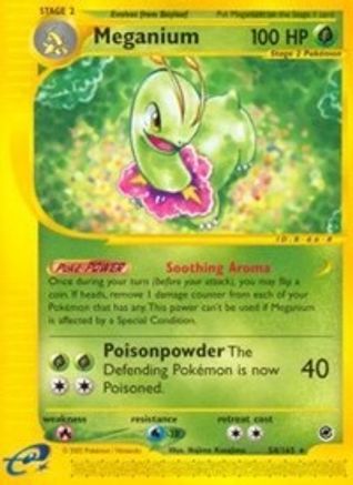 Meganium (54) 54/165 - Expedition Reverse Holofoil