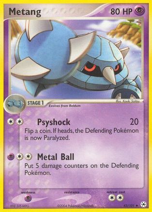 Metang - 43/101 43/101 - Hidden Legends Reverse Holofoil