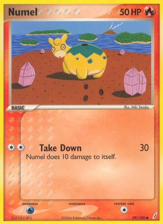 Numel 59/100 - Crystal Guardians Reverse Holofoil