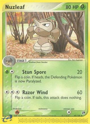 Nuzleaf - 49/100 49/100 - Sandstorm