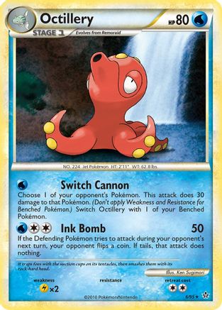 Octillery 6/95 - Unleashed Reverse Holofoil