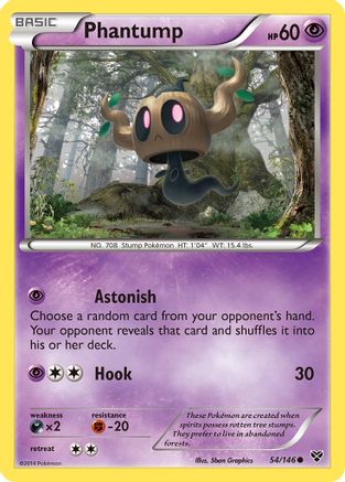 Phantump 54/146 - XY Base Set Reverse Holofoil