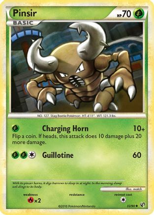 Pinsir 32/90 - Undaunted Reverse Holofoil