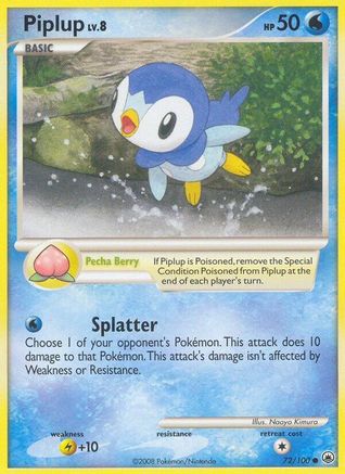 Piplup (72) 72/100 - Majestic Dawn