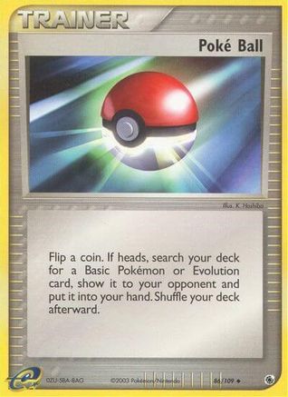 Poke Ball 86/109 - Ruby and Sapphire Reverse Holofoil