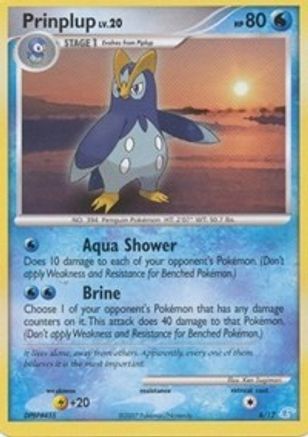Prinplup 6 - DP Trainer Kit Manaphy & Lucario