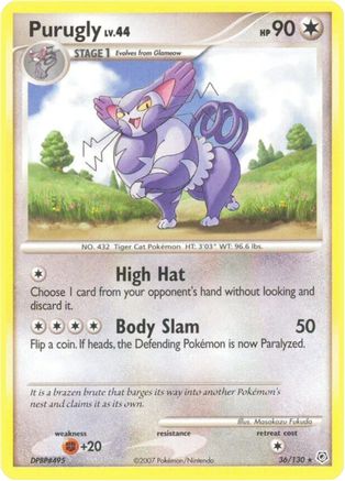Purugly 36/130 - Diamond and Pearl