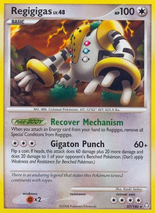 Regigigas (37) 37/146 - Legends Awakened Reverse Holofoil