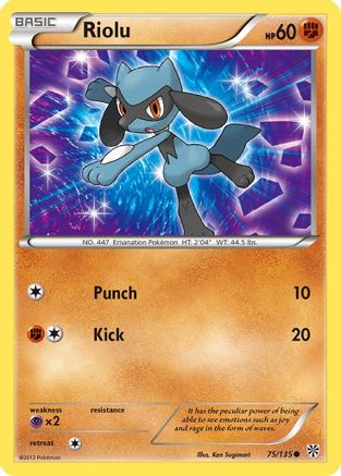 Riolu (75) 75/135 - Plasma Storm