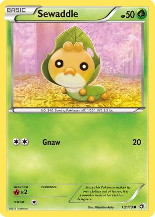 Sewaddle (10) 10/113 - Legendary Treasures Reverse Holofoil