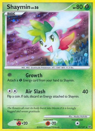 Shaymin (15) 15/127 - Platinum Holofoil