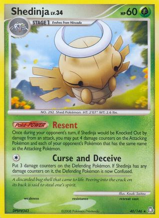 Shedinja 40/146 - Legends Awakened Reverse Holofoil