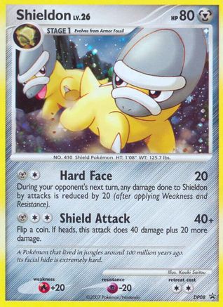 Shieldon - DP08 DP08/56 - Diamond and Pearl Promos Holofoil