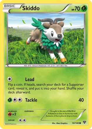Skiddo 18/146 - XY Base Set