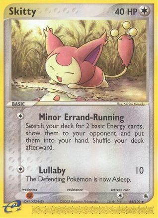 Skitty - 44/109 44/109 - Ruby and Sapphire