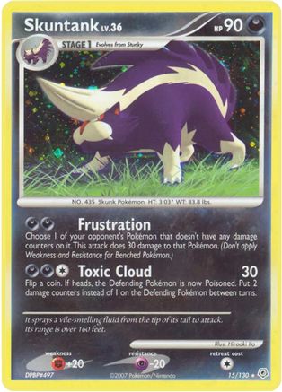 Skuntank 15/130 - Diamond and Pearl Reverse Holofoil