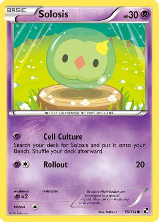 Solosis 55/114 - Black and White Reverse Holofoil