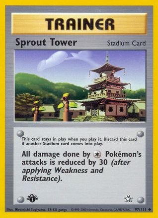 Sprout Tower 97/111 - Neo Genesis 1st Edition